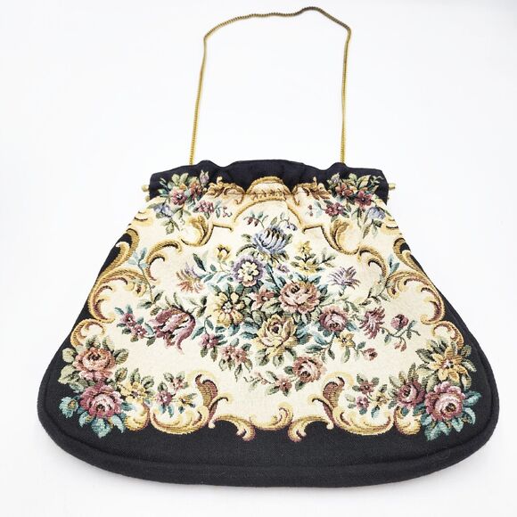 Backhausen Handbags - Vintage BACKHAUSEN Vienna Austria Handmade Petit Point Style Tapestry Purse